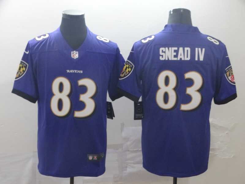 Nike Ravens 83 Willie Snead IV Purple Vapor Untouchable Limited Jersey,We sell and wholesale Nike Ravens 83 Willie Snead IV Purple Vapor Untouchable Limited Jersey on line form chian!